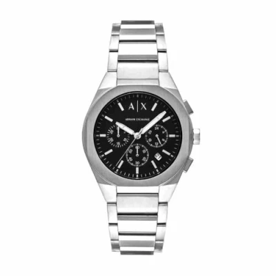 Abbildung von Armani Exchange Herren Analog Quarz Uhr mit Edelstahl Armband AX4186