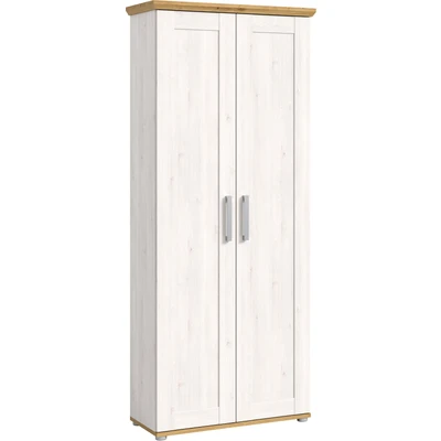 Abbildung von Home affaire Garderobenschrank &quot;Cosenza, Breite 80cm, in Sibiu Lärche/Artisan Eiche Nachbildung&quot;, Stauraumschrank, Flurschrank, Flurmöbel