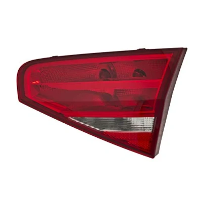 Abbildung von HELLA 2TZ 010 915 101 Rückleuchte rechts innerer Teil P21W, W16W 12 weiß/rot mit Glühlampen Lampenträger AUDI: A4 B8 Limousine