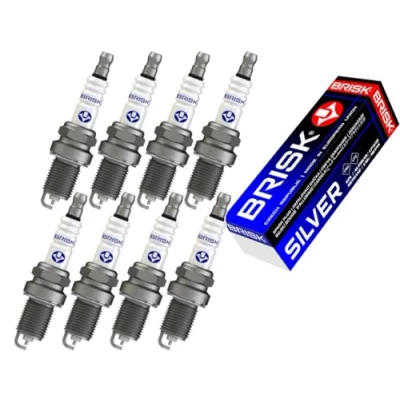 Abbildung von BRISK Silver GR15YS 1575 Zündkerzen Benzin LPG GPL CNG Autogas, 8 Stück