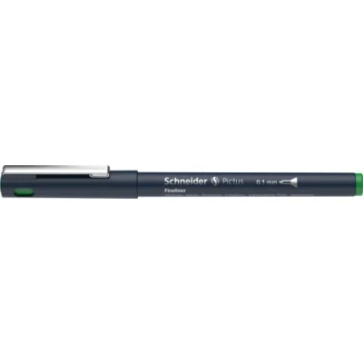 Abbildung von Schneider Pictus Fineliner Stift, 0,1 mm Linienbreite, Grün