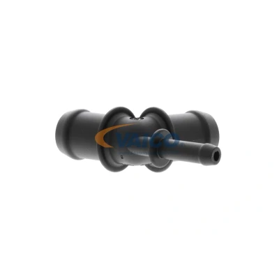 Abbildung von VAICO V10 6546 Flansch Polyamid 6.6, GFK (Glasfaserverstärkter Kunststoff) von Wasserrohr nach Zusatzmotorkühler VOLKSWAGEN: Polo IV Schrägheck