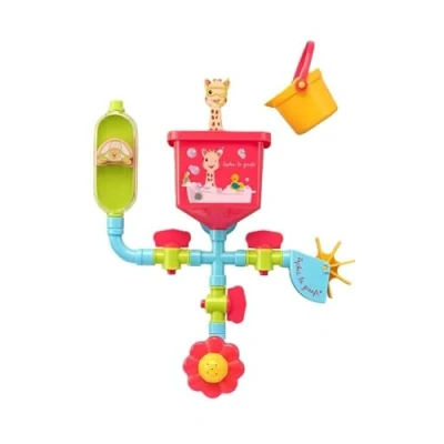 Abbildung von Sophie la Girafe Folies Toy Pipes Weckspielzeug Fördert die Geschicklichkeit Ihres Kindes Badespielzeug ab 10 Monaten