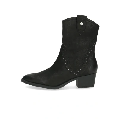 Abbildung von Caprice Cowboy/Bikerstiefelette, Damen, Größe: 41, Black nubuc Schuhe