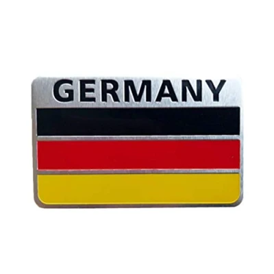 Abbildung von VOSAREA Deutschland Flagge Autoaufkleber 3D Metall Emblem Auto Kleber Dekoration