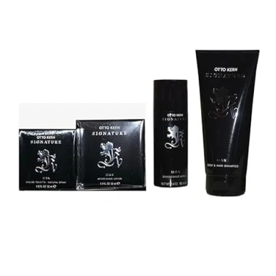 Abbildung von OTTO KERN SIGNATURE MAN 4 tlg. Setangebot: After Shave Lotion 50 ml + Eau de Toilette Spray 30 Body &amp; Hair Shampoo 200 Deo 150