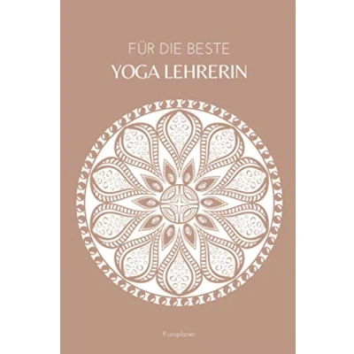 Abbildung von für die Beste Yoga Lehrerin Kursplaner: Tagebuch zum Ausfüllen A5 Meine Kurse planen I Logbuch Yogakurse, Logbuch, Planer Kursleiter Kalender