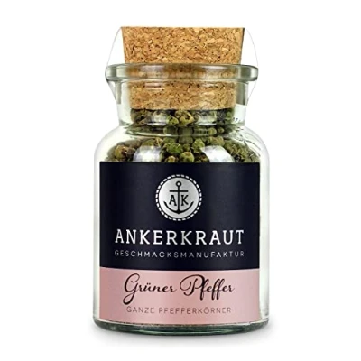 Abbildung von Ankerkraut Grüner Pfeffer, ganze Pfefferkörner kaufen, 40g im Korkenglas
