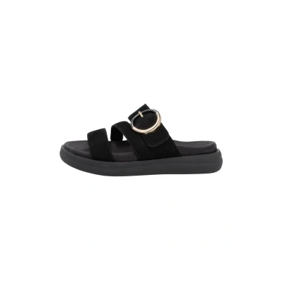 Abbildung von Remonte Pantolette, Sommerschuh, Schlupfschuh, Komfortschuh mit großer Zierschnalle