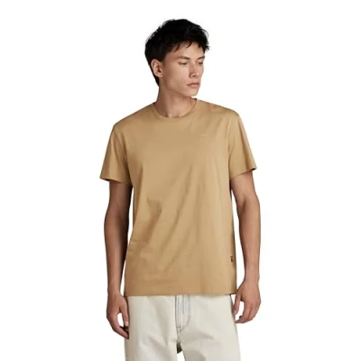 Abbildung von G Star BASE Tshirt basic, Herren, Größe: Small, Safari