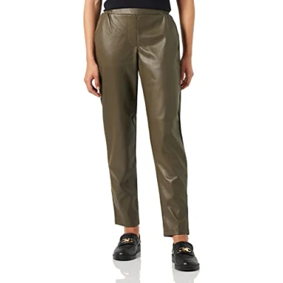 Abbildung von VILA Women&#039;s VIDAGMAR RW Coated Pant Hose, Crocodile, 38