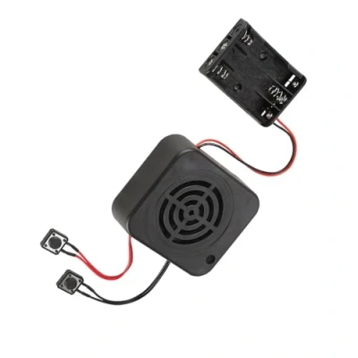 Abbildung von DIY Recording Box,3W 2 Minuten/4 Minuten Voice Recordable Sound Box für die Aufnahme von Spielzeug,Geschenkboxen, kreativen Handarbeiten,Geständnisartefakten,Clear Recorder(2 Minuten)