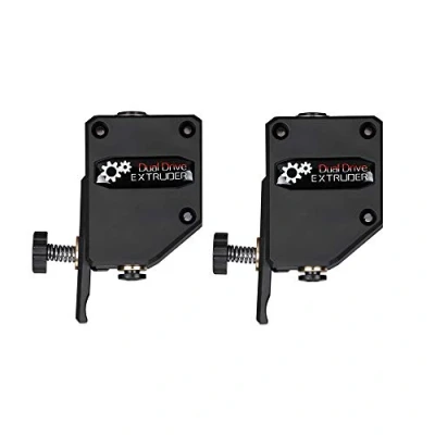 Abbildung von Iverntech 2 Pack Verbesserter Dual Drive Extruder für CR 10, Ender 3 Series, Anycubic Mega S, Tevo Tornado, Wanhao D9, Geeetech A10, Anet A8 E10 und Prusa I3 DIY 3D Drucker