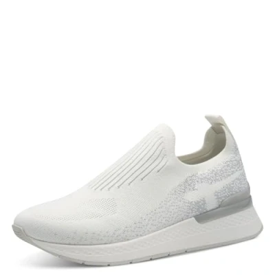 Abbildung von Tamaris Slipper, Damen, Größe: 36, White silver Schuhe