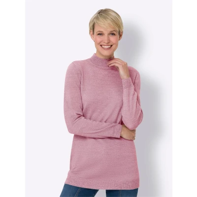 Abbildung von Classic Basics Stehkragenpullover &quot;Longpullover&quot;