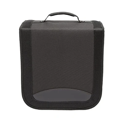 Abbildung von Amazon Basics CD und DVD Ordner für 400 Discs, Nylon (Schwarz)