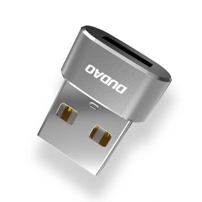 Abbildung von Dudao Adapter von USB Typ C auf schwarz (L16AC schwarz)