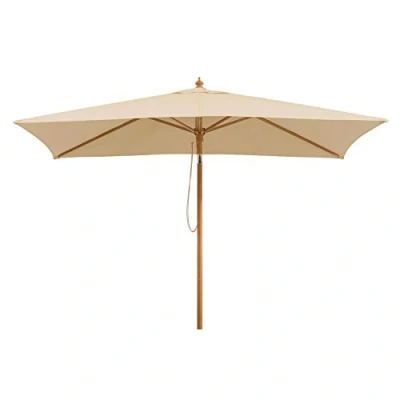 Abbildung von Schneider Sonnenschirm Malaga,natur, 300 X 200 Rechteckig, Gestell Alu/Stahl, Bespannung Polyester, 6.9