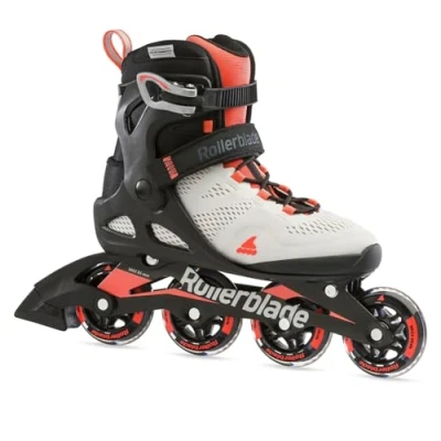 Abbildung von Rollerblade Damen Macroblade 80 Inlineskate, Glacier Grey/Coral, 245