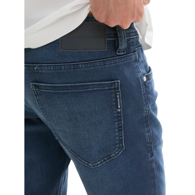 Abbildung von TOM TAILOR Herren 1035777 Troy Slim Jeans, 10172 Mid Stone Blue Black Denim, 31W / 32L