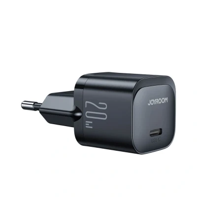Abbildung von Mini Ladegerät USB C 20W PD Schwarz Wandladegerät