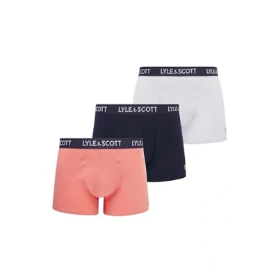 Abbildung von Lyle &amp; Scott Herren Baumwoll Boxershorts 3er Pack: Weiches Tragegefühl Perfekter Sitz Atmungsaktiv Langlebig mit Adler Logo