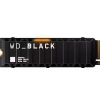 Abbildung von WD_BLACK SN850X NVMe SSD mit Heatsink 4 TB interne (Gaming Speicher, PCIe Gen4 Technologie, lesen 7.3 MB/s, Schreiben 6.600 MB/s) Schwarz