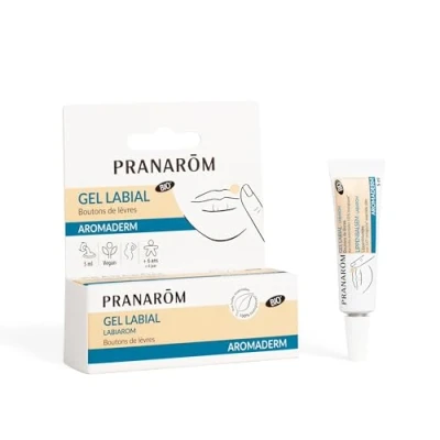Abbildung von PRANARÔM Labial Bio Gel Lippen Picks 100% reine und vollständige ätherische Öle 5 ml