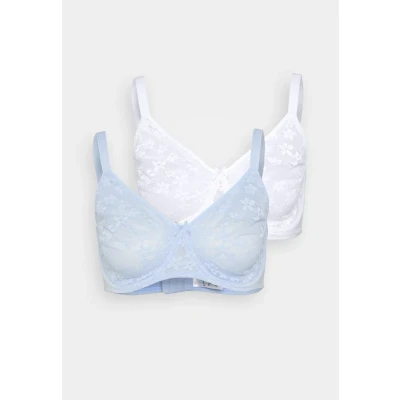 Abbildung von Lascana Petite Fleur BY Minimizer BRA 2 PACK Bügel BH, Damen, Größe: 100D, Lightblue/white