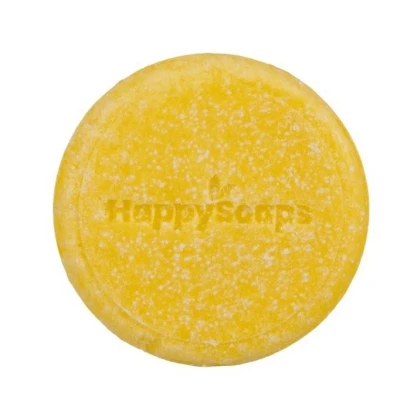 Abbildung von HappySoaps Chamomile Down &amp; Carry On Shampoo Bar 70g.