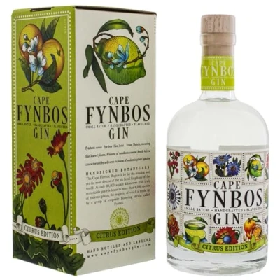 Abbildung von Cape Fynbos I Gin Citrus Edition 500 ml Flasche 43% Volume Premium Zitronen aus Südafrika