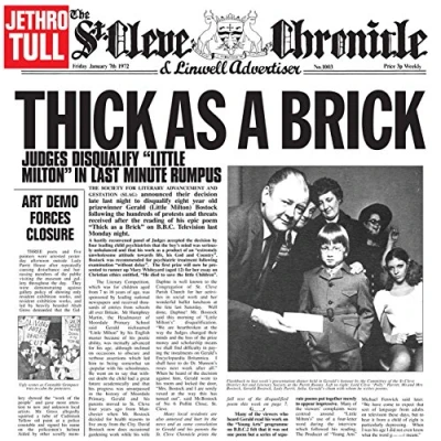 Abbildung von Jethro Tull Thick As A Brick (50th Anniversary Edition) (LP)