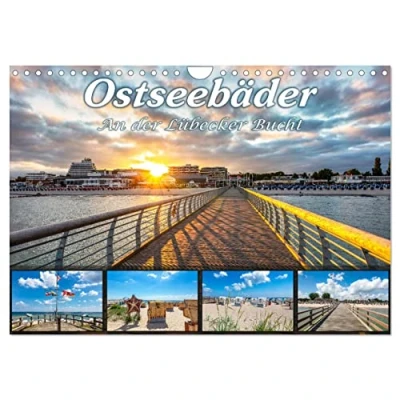 Abbildung von Ostseebäder an der Lübecker Bucht (Wandkalender 2025 DIN A4 quer), CALVENDO Monatskalender