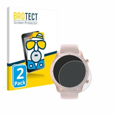 Abbildung von BROTECT Entspiegelungs Schutzfolie für Huami Amazfit GTR (42 mm) (2 Stück) Matte Displayschutz Folie, Anti Reflex, Fingerprint
