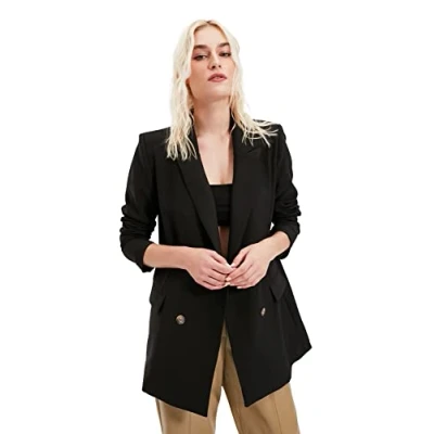 Abbildung von Trendyol Kurzmantel, Damen, Größe: 38, Black