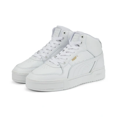 Abbildung von Puma CA PRO MID Sneaker high, Herren, Größe: 38, White team gold Leder/synthetik