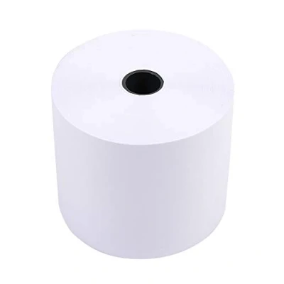 Abbildung von Exacompta 5770120V 50er Pack Kassenrollen, 1 lagig Offset(holzfrei) standard, Breite: 57 mm, Länge: 40 m, Durchmesser Kern: 12mm extra weiß für Kassen, Tischrechner und Rechenmaschinen