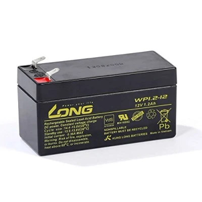 Abbildung von Akku kompatibel CP1.2 12 12V 1,2Ah VDs AGM Blei Batterie wiederaufladbar VRLA