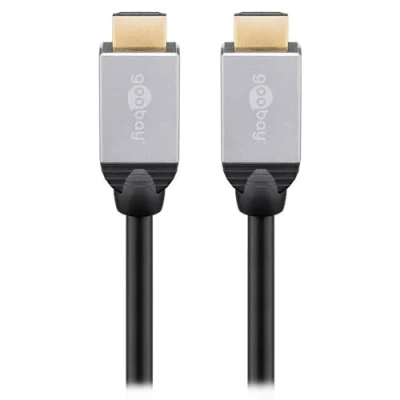 Abbildung von Goobay 75777 Highspeed HDMI Anschlusskabel mit Ethernet Stecker (Typ A) &gt; A), 2 Meter