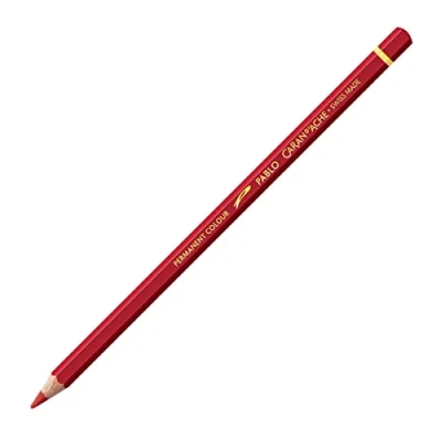 Abbildung von Caran d&#039;Ache Pablo Wooden Artist Quality Colour Pencils Buntstifte Farbstifte Bleistift/ 12 Stück/Pack Farbe: 080 CARMINE/KARMIN (666.080) / FSC™ zertifiziertes Zedernholz