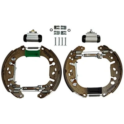Abbildung von FERODO MAXI KIT FMK443 Bremsensatz, Trommelbremse mit Zubehör, Radbremszylinder OPEL: Corsa D Schrägheck, Adam, VAUXHALL: Mk3 Schrägheck
