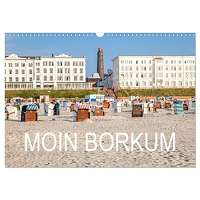 Abbildung von Moin Borkum (Wandkalender 2025 DIN A3 quer), CALVENDO Monatskalender