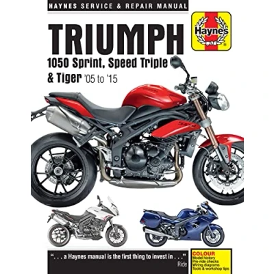 Abbildung von Triumph 1050 Sprint, Speed Triple &amp; Tiger (05 15) (Haynes Service and Repair Manual)