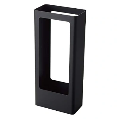 Abbildung von Yamazaki Schirmständer &quot;Tower&quot; Design rechteckig schmal, Regenschirmständer, aus Metall, freistehend, modern, schwarz
