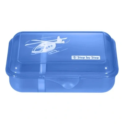 Abbildung von Step by Brotdose für Kinder, Größe: One Size, Helicopter blau