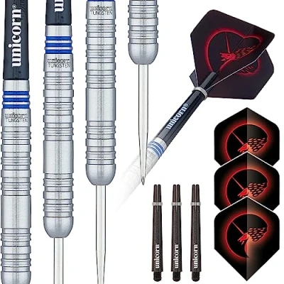 Abbildung von Unicorn CoreStyle 1Steel Tip Darts, Silber, 24 g