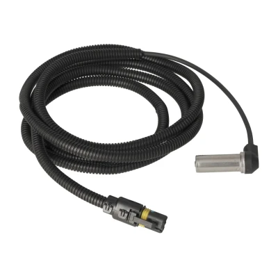 Abbildung von FEBI BILSTEIN 186425 ABS Sensor Vorderachse rechts mit Buchse, Fett 2300mm MAN: TGL