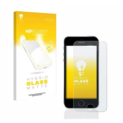 Abbildung von upscreen Entspiegelungs Schutzglas für Apple iPhone SE 2016 Schutzfolie Matt, Glas Folie [mattierend, 9H Panzerschutz, Anti Fingerprint]