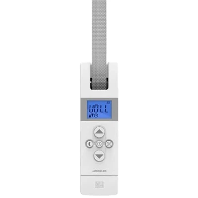 Abbildung von WIR elektronik Rollladengurt Antrieb eWickler Akku Comfort eW420, für 12 15mm und 17 23mm Gurtbreite inkl. Ladekabel