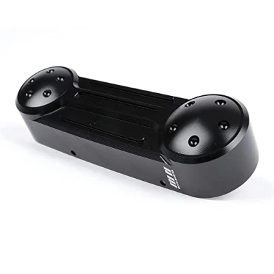 Abbildung von MOTO NOSTRA Schwingenabdeckung gerade CNC schwarz glänzend kompatibel für Vespa GT 125, 200, 60, L, GTS i.e, M31, M45